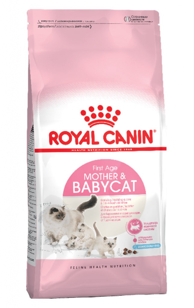 Royal Canin Mother&Babycat сухой корм для котят от 1 месяца до 4 месяцев |  ЗООМАГ