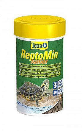 Tetra Reptomin Junior сухой корм для водных молодых черепах 250 мл