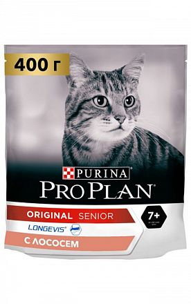 Pro Plan Adult Cat 7+ сухой корм для взрослых кошек старше 7 лет (ЛОСОСЬ)
