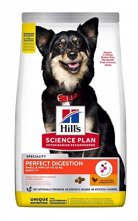 Hill's SP Small&Miniature Perfect Digestion сухой корм для собак мелких пород c чувствительным пищеварением