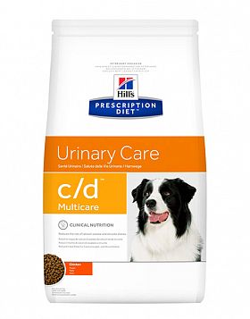 Hill's PD c/d Multicare Urinary Care сухой корм для собак при профилактике МКБ (КУРИЦА) 