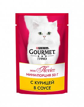 Gourmet мон Петит пауч для кошек (ЯГНЕНОК)