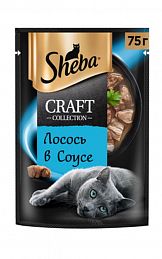 Sheba пауч для взрослых кошек (ЛОСОСЬ В СОУСЕ)