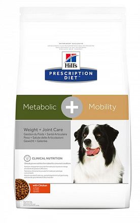Hill's PD Metabolic Mobility сухой корм для коррекции веса при заболевании суставов собак (КУРИЦА) 