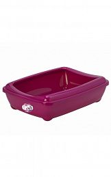 Туалет для кошек Moderna Аrist-o-tray цвет ярко-розовый 2