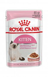 Royal Canin Kitten Instinctive Gravy мелкие кусочки в соусе для котят от 4 до 12 месяцев