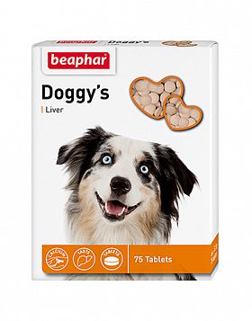 Beaphar Doggy's кормовая добавка для собак (ПЕЧЕНЬ)