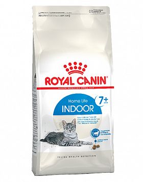 Royal Canin Indoor+7  сухой корм для взрослых кошек от 7 лет и старше живущих в помещении