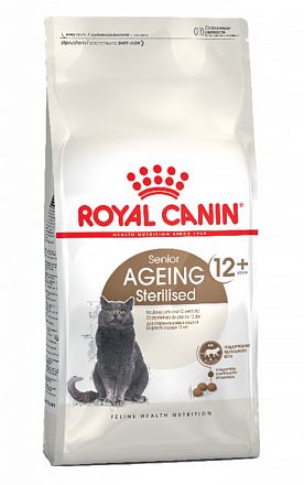 Royal Canin Sterilised +12 сухой корм для стерилизованных кошек с избыточным весом в возрасте от 12 лет