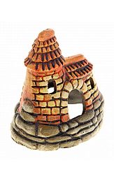 Грот керамический Замок с высокой крышей