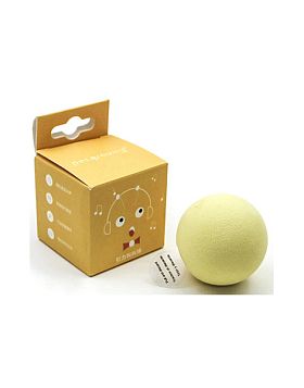 Игрушка для кошек PerseiLine Мячик интерактивный со звуком желтый