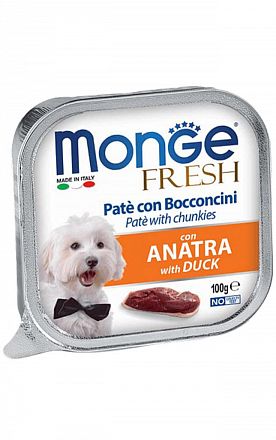Monge Dog Fresh влажный корм для собак (УТКА)