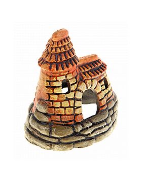 Грот керамический Замок с высокой крышей 