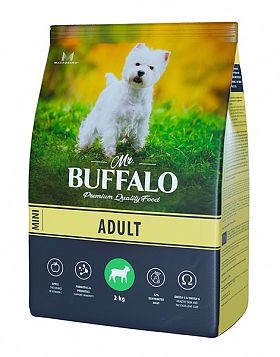Mr.Buffalo Adult Mini сухой корм для собак мелких пород (ЯГНЕНОК) 