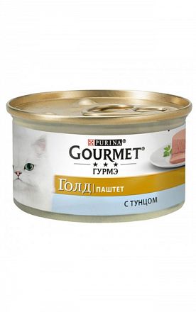 Gourmet Gold консерва для кошек (ПАШТЕТ С ТУНЦОМ)