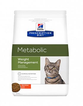 Hill's PD Metabolic сухой корм для кошек с избыточным весом, для снижения и поддержания веса 