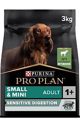 ProPlan Small&Mini Sensitive Digestion сухой корм для собак мелких пород с чувствительным пищеварением (ЯГНЕНОК)