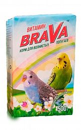 Корм Brava для волнистых попугаев (ВИТАМИН)