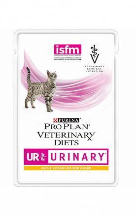ProPlan Veterinary Diets UR пауч для кошек при болезни мочевыводящих путей (КУРИЦА)