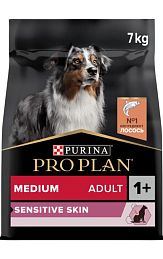 ProPlan Medium Sensitive Skin сухой корм для собак средних пород с чувствительной кожей (ЛОСОСЬ)