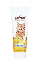 Паста Unitabs ImmunoCat витаминная для улучшения иммунитета для кошек 