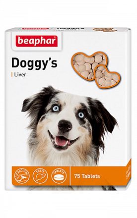 Beaphar Doggy's кормовая добавка для собак (ПЕЧЕНЬ)