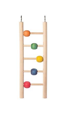 Игрушка для птиц Triol Лестница с шариками 