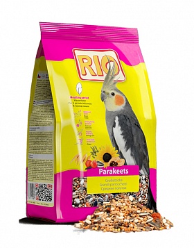 Корм Rio для средних попугаев в период линьки