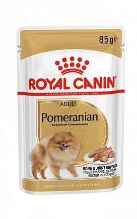 Royal Canin Pomeranian Adult пауч для взрослых собак породы Померанский Шпиц