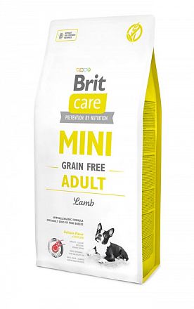 Brit Care Dog Adult Small Breed сухой корм для взрослых собак мелких пород (ЯГНЕНОК-РИС) 