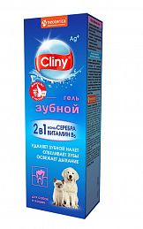 Гель Cliny для ухода за зубами собак и кошек 