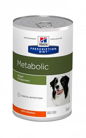 Hills PD Metabolic консервы для коррекции веса собак (КУРИЦА) 