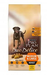 ProPlan Duo Delice Medium&Large Adult сухой корм для собак средних и крупных пород (КУРИЦА-РИС)
