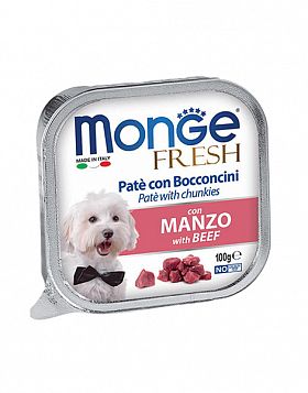 Monge Dog Fresh влажный корм для собак (ГОВЯДИНА)