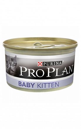 ProPlan Baby Kitten консервы для котят первый прикорм (НЕЖНЫЙ МУСС С КУРИЦЕЙ)