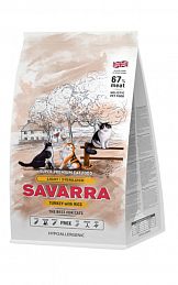 Savarra Light Cat сухой корм для кошек с избыточным весом и стерилизованных (ИНДЕЙКА-РИС)