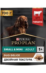 ProPlan Duo Delice Small&Mini Adult сухой корм для взрослых собак мелких пород (ГОВЯДИНА-РИС)