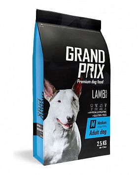 Grand Prix Adult Medium сухой корм для взрослых собак средних пород (ЯГНЕНОК) 