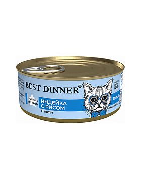 Best Dinner Exclusive Vet Profi Renal консервы для кошек (ИНДЕЙКА-РИС)  