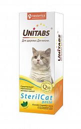 Unitabs SterilCat Q10 витаминная добавка для кошек стерилизованных и кастрированных 