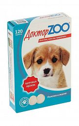 Доктор Zoo Лакомство мультивитаминное для щенков 