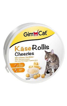 Лакомство для кошек GimCat Сырные ролики 