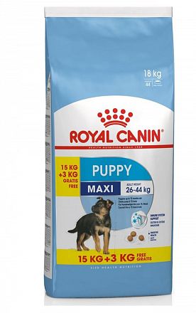 Royal Canin Maxi Pappy 15+3кг с/к для щенков крупных пород от 2 до 15 месяцев