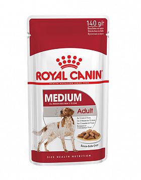 Royal Canin Medium Adult пауч для взрослых собак средних пород (соус)