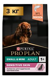 ProPlan Small&Mini Sensitive Skin сухой корм для собак мелких пород с чувствительной кожей (ЛОСОСЬ)