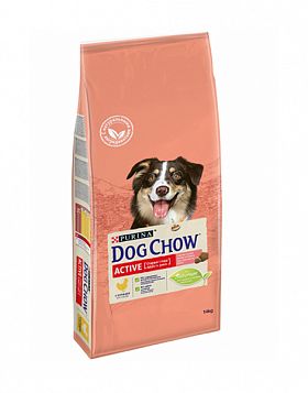Dog Chow Active сухой корм для собак (КУРИЦА)