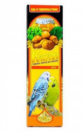 Лакомство для птиц Katrin Медово-ореховые палочки для волнистых попугаев