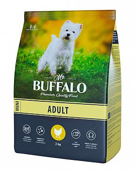 Mr.Buffalo Adult Mini сухой корм для собак мелких пород (КУРИЦА) 