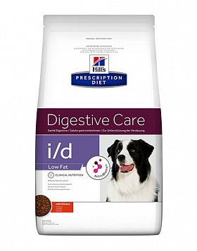 Hill's PD i/d Low Fat Digestive Care  сухой корм для собак при заболевании ЖКТ низкокалорийный 