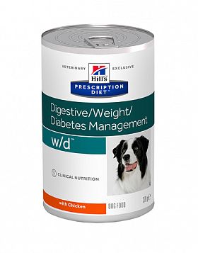 Hills PD w/d Weight Diabetes Management  консервы для поддержания веса при диабете у собак 